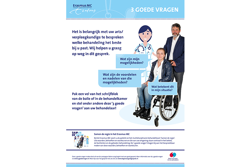 Beeldmerk ‘Samen de regie’ voor het Erasmus MC 1