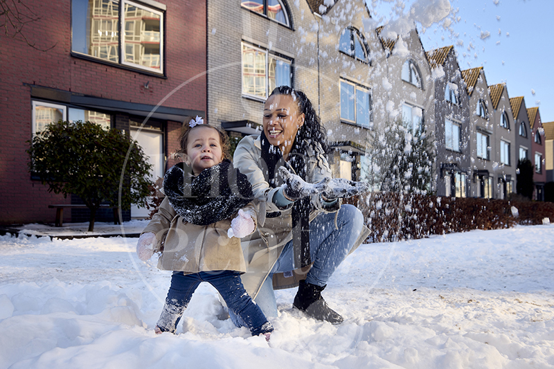 Fotoshoot Almere in de sneeuw 4