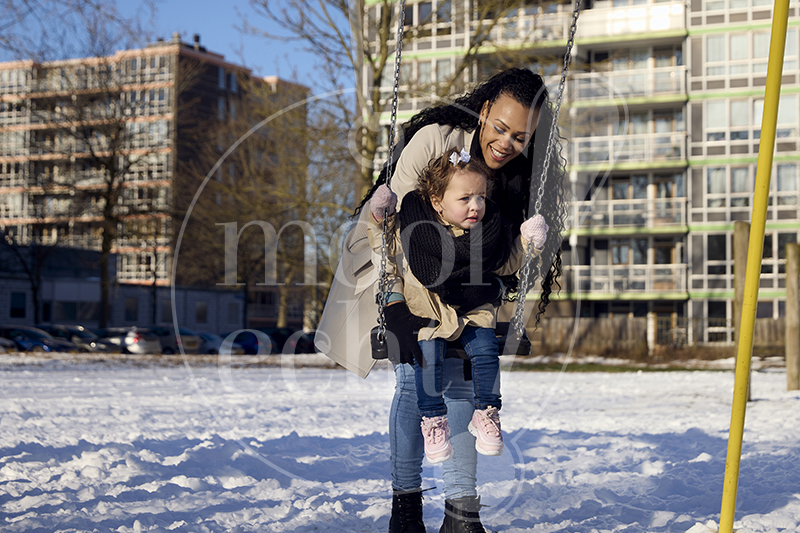 Fotoshoot Almere in de sneeuw 1