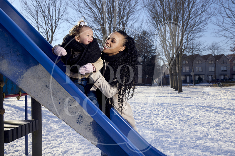 Fotoshoot Almere in de sneeuw 6