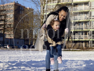 Fotoshoot Almere in de sneeuw