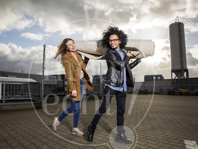 Fotoshoot Milieuplein Spaarnelanden