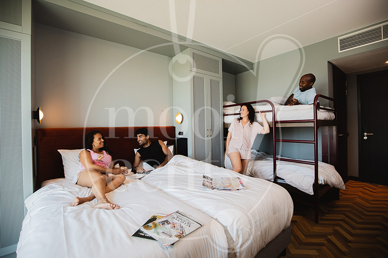 Foto- en videoshoot recreëren in het hotel 13