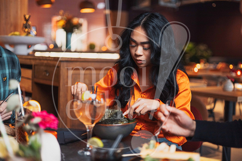 Fotoshoot vriendengroep restaurant6