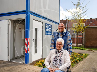 Fotoshoot tijdelijke personenliften