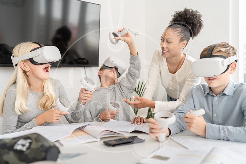 Fotoshoot wiskunde leren met virtual reality 1