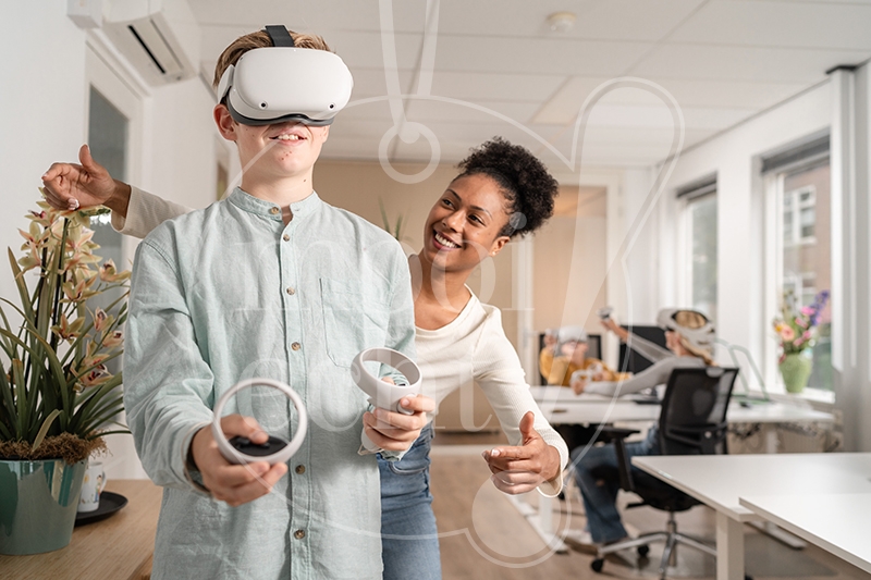 Fotoshoot wiskunde leren met virtual reality 4