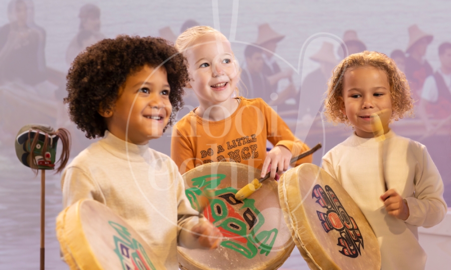 Fotoshoot met kinderen in museum 1